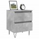 Sonata H Нощни шкафчета 2 бр бетонно сив 40x35x50 см инженерна дървесина