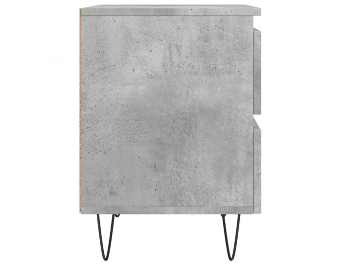 Sonata H Нощни шкафчета 2 бр бетонно сив 40x35x50 см инженерна дървесина