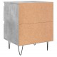 Sonata H Нощни шкафчета 2 бр бетонно сив 40x35x50 см инженерна дървесина