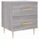 Sonata Noptiere, 2 buc., gri sonoma, 40x35x47,5 cm, lemn compozit