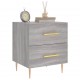 Sonata Noptiere, 2 buc., gri sonoma, 40x35x47,5 cm, lemn compozit