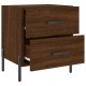 Sonata H Нощни шкафчета 2 бр кафяв дъб 40x35x47,5 см инженерно дърво