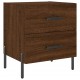 Sonata H Нощни шкафчета 2 бр кафяв дъб 40x35x47,5 см инженерно дърво