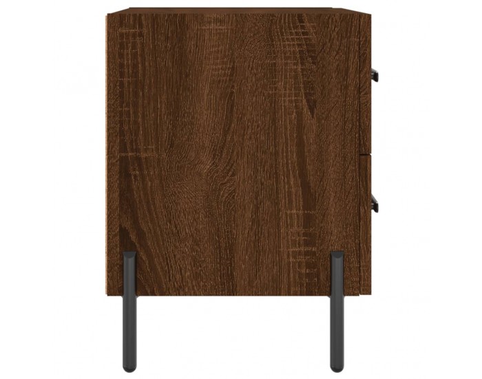 Sonata H Нощни шкафчета 2 бр кафяв дъб 40x35x47,5 см инженерно дърво