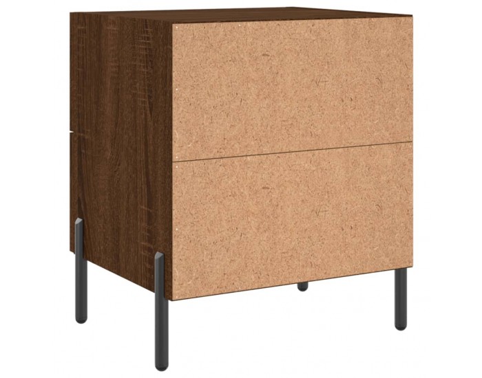 Sonata H Нощни шкафчета 2 бр кафяв дъб 40x35x47,5 см инженерно дърво