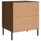 Sonata H Нощни шкафчета 2 бр кафяв дъб 40x35x47,5 см инженерно дърво