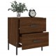Sonata H Нощни шкафчета 2 бр кафяв дъб 40x35x47,5 см инженерно дърво