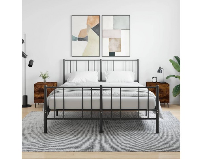 Sonata H Нощни шкафчета 2 бр опушен дъб 40x35x47,5 см инженерно дърво
