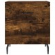 Sonata H Нощни шкафчета 2 бр опушен дъб 40x35x47,5 см инженерно дърво