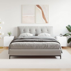 Sonata H Нощни шкафчета 2 бр бели 40x40x50 см инженерно дърво - Noptiere
