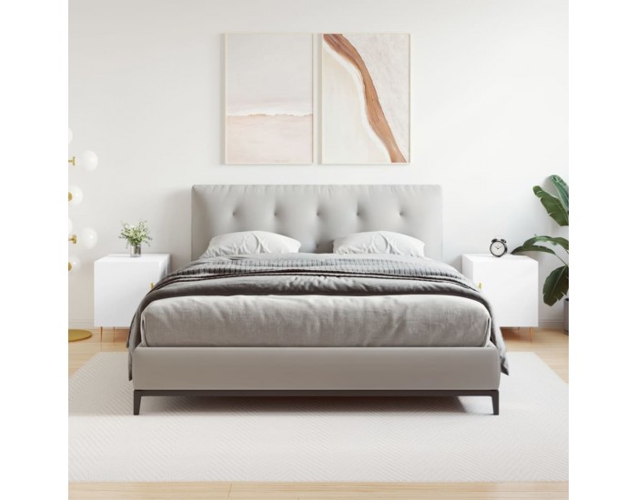 Sonata H Нощни шкафчета 2 бр бели 40x40x50 см инженерно дърво