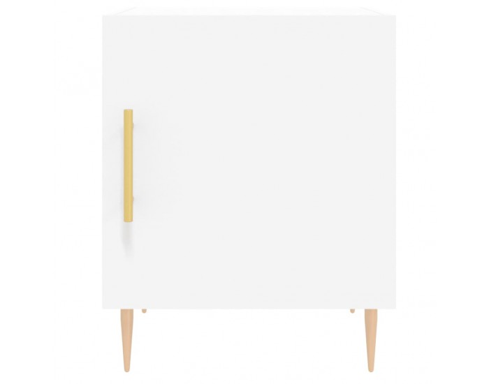Sonata H Нощни шкафчета 2 бр бели 40x40x50 см инженерно дърво