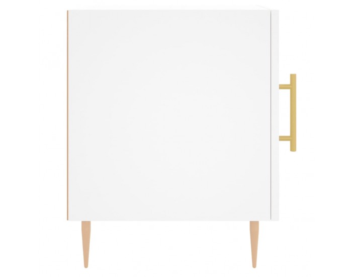 Sonata H Нощни шкафчета 2 бр бели 40x40x50 см инженерно дърво