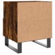 Sonata H Нощни шкафчета 2 бр опушен дъб 40x35x47,5 см инженерно дърво