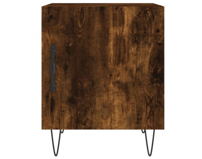 Sonata H Нощни шкафчета 2 бр опушен дъб 40x40x50 см инженерно дърво