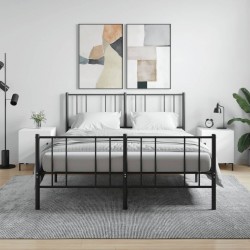Sonata H Нощни шкафчета 2 бр бели 40x40x50 см инженерно дърво - Noptiere