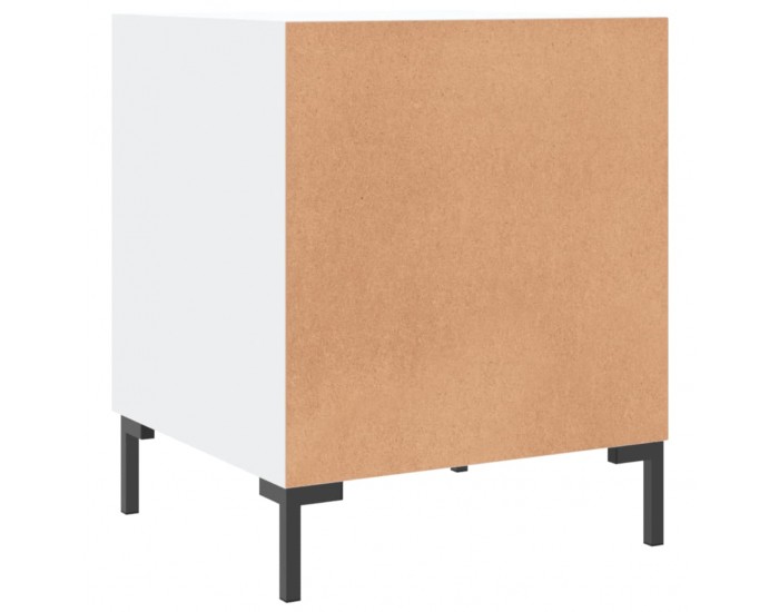 Sonata H Нощни шкафчета 2 бр бели 40x40x50 см инженерно дърво