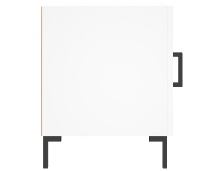 Sonata H Нощни шкафчета 2 бр бели 40x40x50 см инженерно дърво