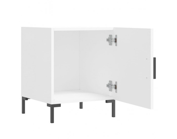 Sonata H Нощни шкафчета 2 бр бели 40x40x50 см инженерно дърво