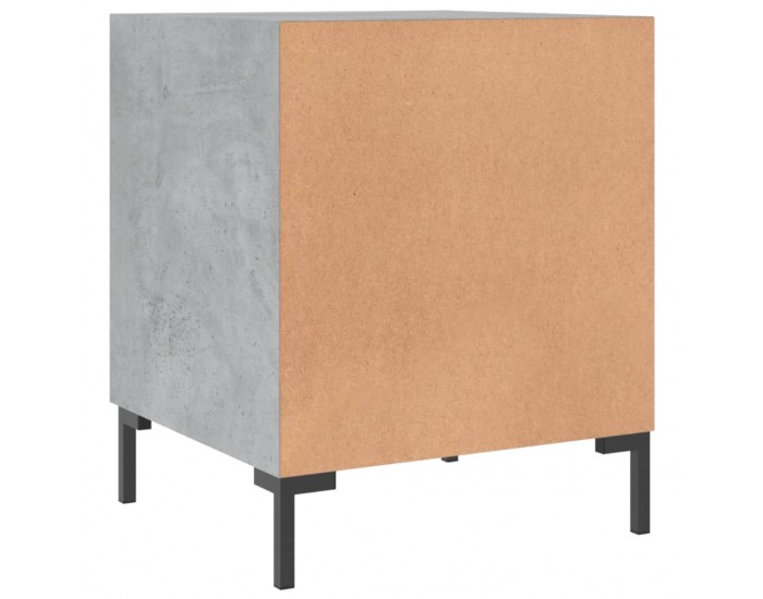 Sonata H Нощни шкафчета 2 бр бетонно сиво 40x40x50 см инженерно дърво