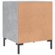 Sonata H Нощни шкафчета 2 бр бетонно сиво 40x40x50 см инженерно дърво