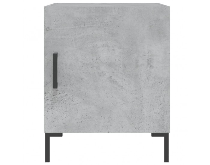 Sonata H Нощни шкафчета 2 бр бетонно сиво 40x40x50 см инженерно дърво