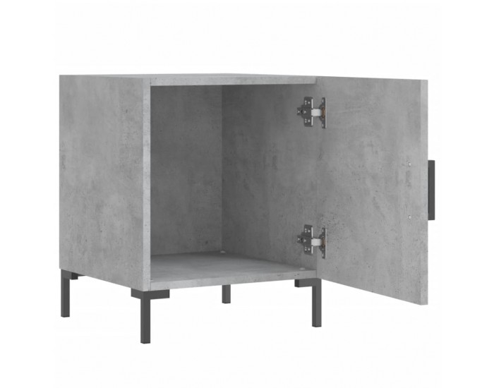 Sonata H Нощни шкафчета 2 бр бетонно сиво 40x40x50 см инженерно дърво