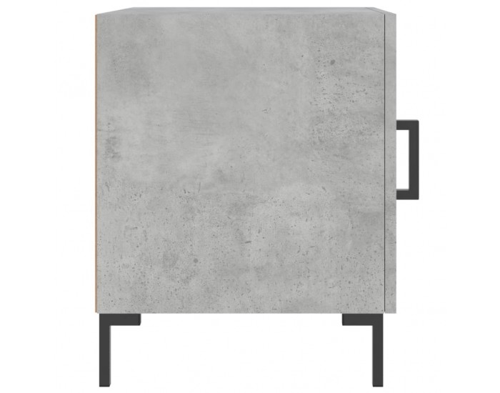 Sonata H Нощни шкафчета 2 бр бетонно сиво 40x40x50 см инженерно дърво