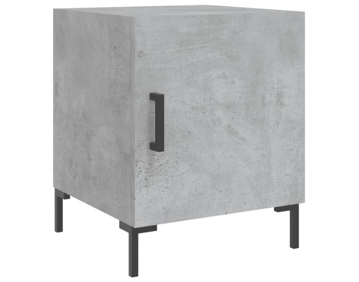 Sonata H Нощни шкафчета 2 бр бетонно сиво 40x40x50 см инженерно дърво