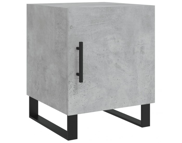 Sonata H Нощни шкафчета 2 бр бетонно сиво 40x40x50 см инженерно дърво