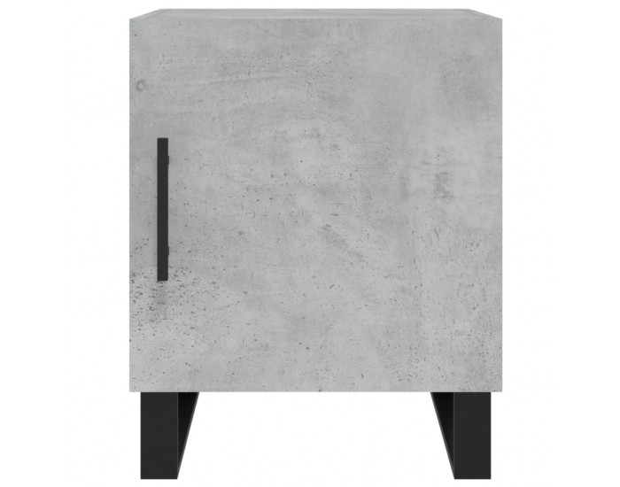Sonata H Нощни шкафчета 2 бр бетонно сиво 40x40x50 см инженерно дърво