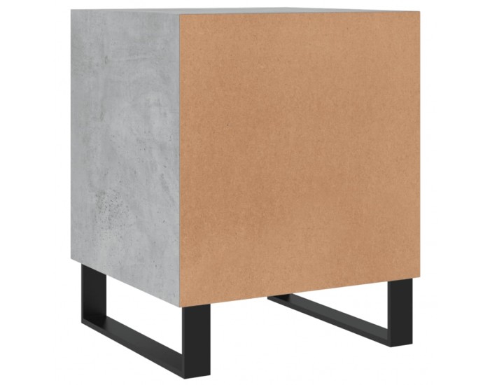 Sonata H Нощни шкафчета 2 бр бетонно сиво 40x40x50 см инженерно дърво