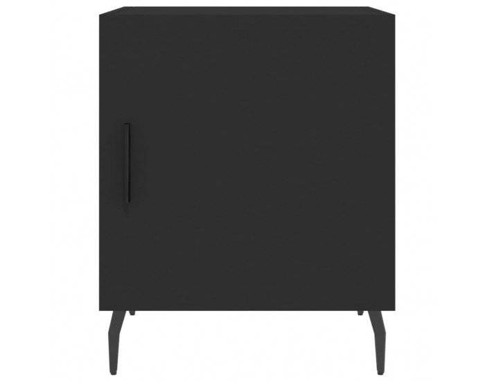 Sonata H Нощни шкафчета 2 бр черни 40x40x50 см инженерно дърво