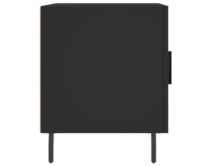 Sonata H Нощни шкафчета 2 бр черни 40x40x50 см инженерно дърво