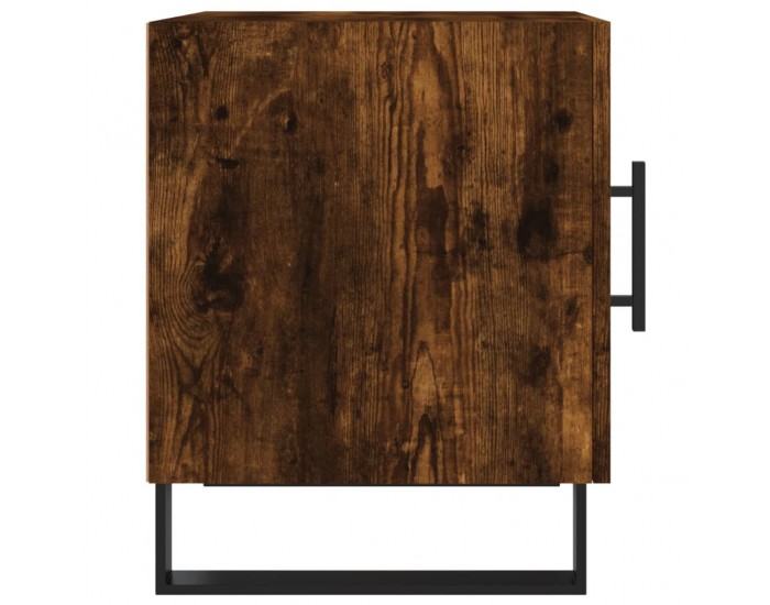 Sonata H Нощни шкафчета 2 бр опушен дъб 40x40x50 см инженерно дърво