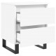 Sonata H Нощни шкафчета, 2 бр, бели, 40x35x50 см, инженерно дърво