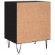 Sonata H Нощни шкафчета 2 бр черни 40x30x50 см инженерно дърво