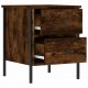 Sonata H Нощни шкафчета 2 бр опушен дъб 40x42x50 см инженерно дърво