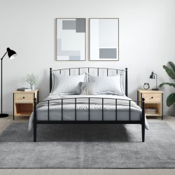 Sonata H Нощни шкафчета 2 бр дъб сонома 40x42x50 см инженерно дърво - Noptiere