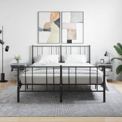 Sonata H Нощни шкафчета 2 бр бетонно сиво 40x35x47,5 см инженерно дърво - Noptiere
