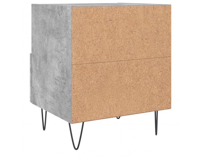 Sonata H Нощни шкафчета 2 бр бетонно сиво 40x35x47,5 см инженерно дърво