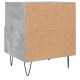 Sonata H Нощни шкафчета 2 бр бетонно сиво 40x35x47,5 см инженерно дърво