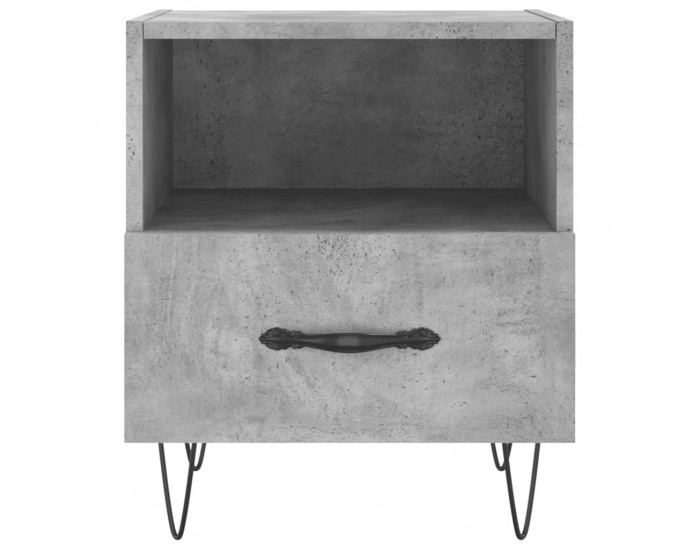 Sonata H Нощни шкафчета 2 бр бетонно сиво 40x35x47,5 см инженерно дърво
