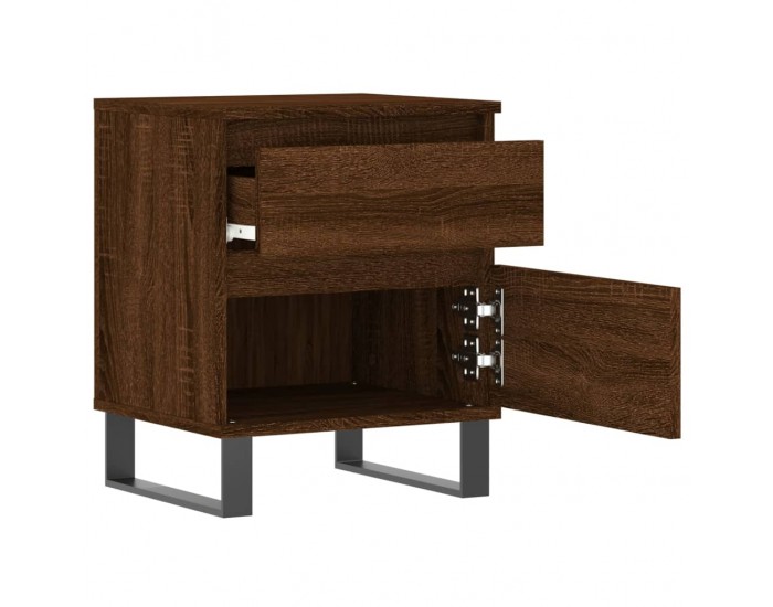 Sonata H Нощни шкафчета 2 бр кафяв дъб 40x35x50 см инженерно дърво