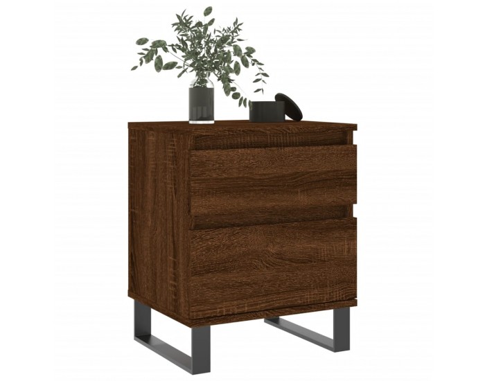 Sonata H Нощни шкафчета 2 бр кафяв дъб 40x35x50 см инженерно дърво