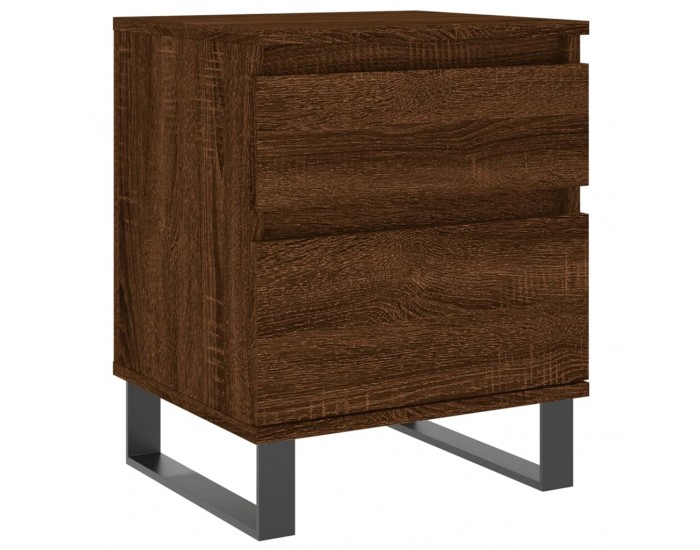 Sonata H Нощни шкафчета 2 бр кафяв дъб 40x35x50 см инженерно дърво