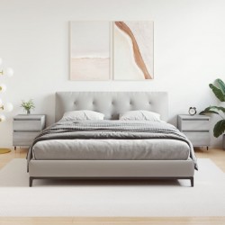 Sonata H Нощни шкафчета 2 бр сив сонома 40x35x50 см инженерно дърво - Noptiere