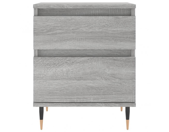 Sonata H Нощни шкафчета 2 бр сив сонома 40x35x50 см инженерно дърво