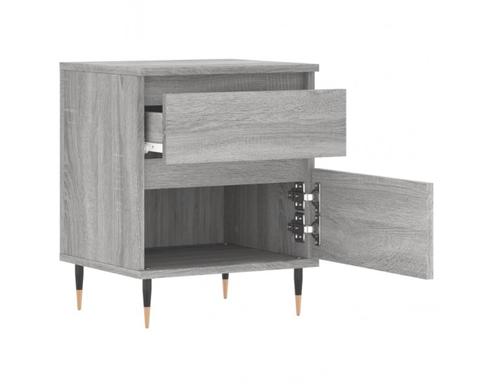 Sonata H Нощни шкафчета 2 бр сив сонома 40x35x50 см инженерно дърво