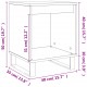 Sonata H Нощни шкафчета 2 бр бетонно сив 40x35x50 см инженерна дървесина